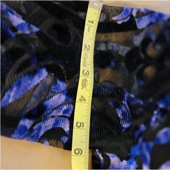 Tahari ASL Women's Size 8 Burnout Sheath Dress with Velvet details - Picture 11 of 13